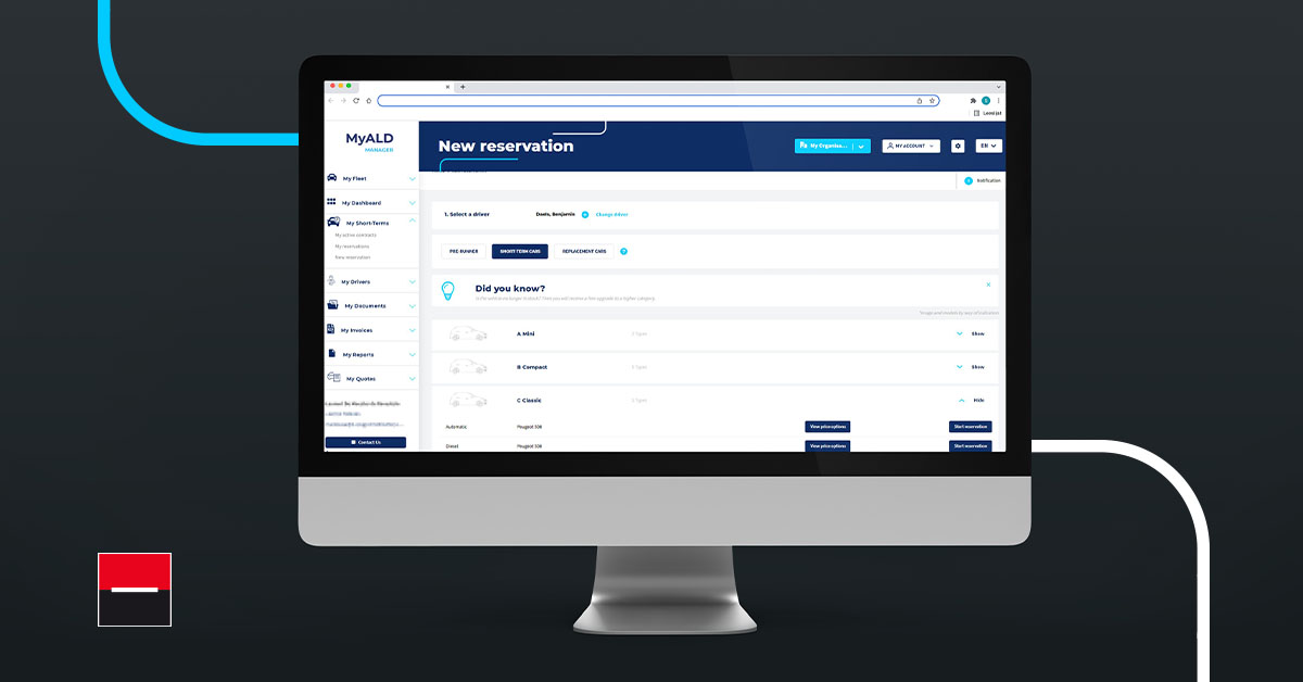 ALD Automotive numérise la location à court terme